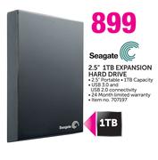 Seagate 2.5" 1TB Expansion Hard Drive