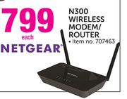 Netgear N300 Wireless Modem/Router-Each