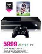 Xbox One 500GB Console + Fifa 16