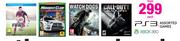 PS3 & Xbox360 Assorted Games-Each