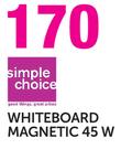 Simple Choice Whiteboard Magnetic 45W