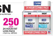 USN 24 Hour Fat Loss Pack-Each