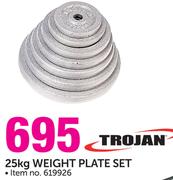 Trojan 25Kg Weight Plate Set