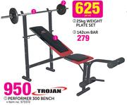 Trojan 25Kg Weight Plate Set-Per Set