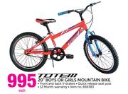 Totem 20" Boys or Girls Mountain Bike