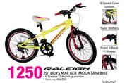Raleigh 20" Boys MXR 6ER Mountain Bike