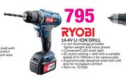 Ryobi 14.4V Li-ion Drill