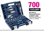 Topline 80 Piece Toolkit With Carry Case