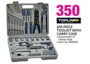 Topline 105 Piece Toolkit With Carry Case