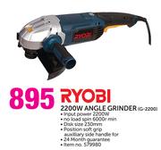 Ryobi 2200W Angle Grinder G-2200
