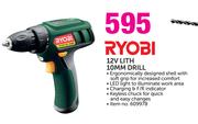 Ryobi 12V Lith 10mm Drill