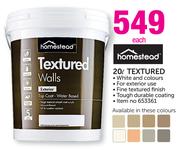Homestead 20L Textured-Each
