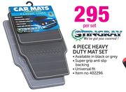 Stingray 4-Piece Heavy Duty Mat Set