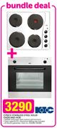 KIC 2 Piece Stainless Steel Solid Oven and Hob