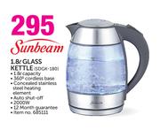 Sunbeam 1.8Ltr Glass Kettle SDGK-180