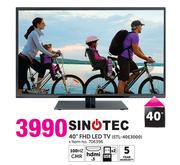 Sinotec 40" FHD LED TV STL-40E3000