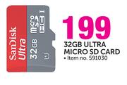 SanDisk 32GB Ultra Micro SD Card