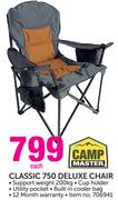 Camp Master Classic 750 Deluxe Chair-Each