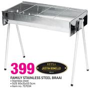 Ketla Justin Bonello Family Stainless Steel Braai