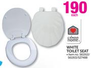 Always Home White Toilet Seat-Each