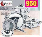 Tissolli 12 Piece Tango Stainless Steel Cookware Set
