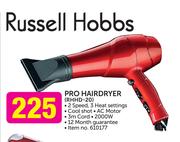Russell Hobbs Pro Hairdryer RHHD-20