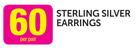 15mm Sterling Silver Earrings-Per Pair