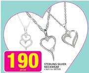 Sterling Silver Neckwear-Per Set