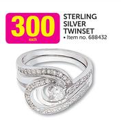 Sterling Silver Twinset