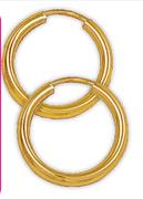 10mm 9ct Gold and Silver Single Earring-For 2