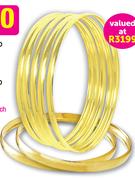 4mm 9ct Gold Bangles-Each
