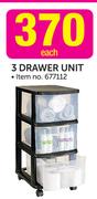 3 Drawer Unit-Each