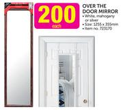 Over The Door Mirror 1255x355mm-Each