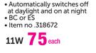 Eurolux 11W Day/Night Sensor Globe
