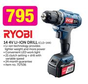 Ryobi 14 4V Li-Ion Drill CLD-144