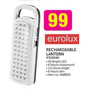 eurolux rechargeable portable lantern