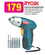 Ryobi 4.8V Screwdriver