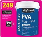 Homestead 20Ltr Fast Hide White
