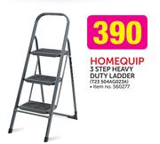 Homequip 3 Step Heavy Duty Ladder T23 504AG023A