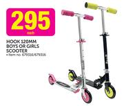 Hook 120mm Boys or Girls Scooter-Each