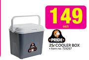 Pride 25Ltr Cooler Box-Each