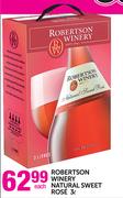 Robertson Winery Natural Sweet Rose-3Ltr