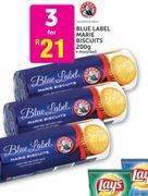 Bakers Blue Label Marie Biscuits-3 x 21g