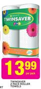 Twinsaver 2 Pack Roller Towels-Per Pack