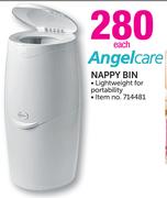 Angelcare Nappy Bin Lightweight For Portability-Each