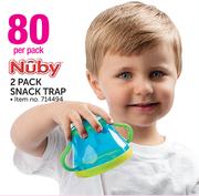 Nuby 2 Pack Snack Trap-Per Pack
