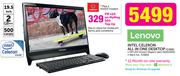 Lenovo 19.5" Intel Celeron All In One Desktop C260