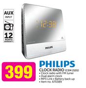 Philips Clock Radio CEM 2101