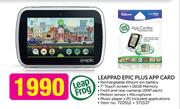 Leappad Epic Plus App Card