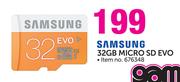 Samsung 32GB Micro SD Evo